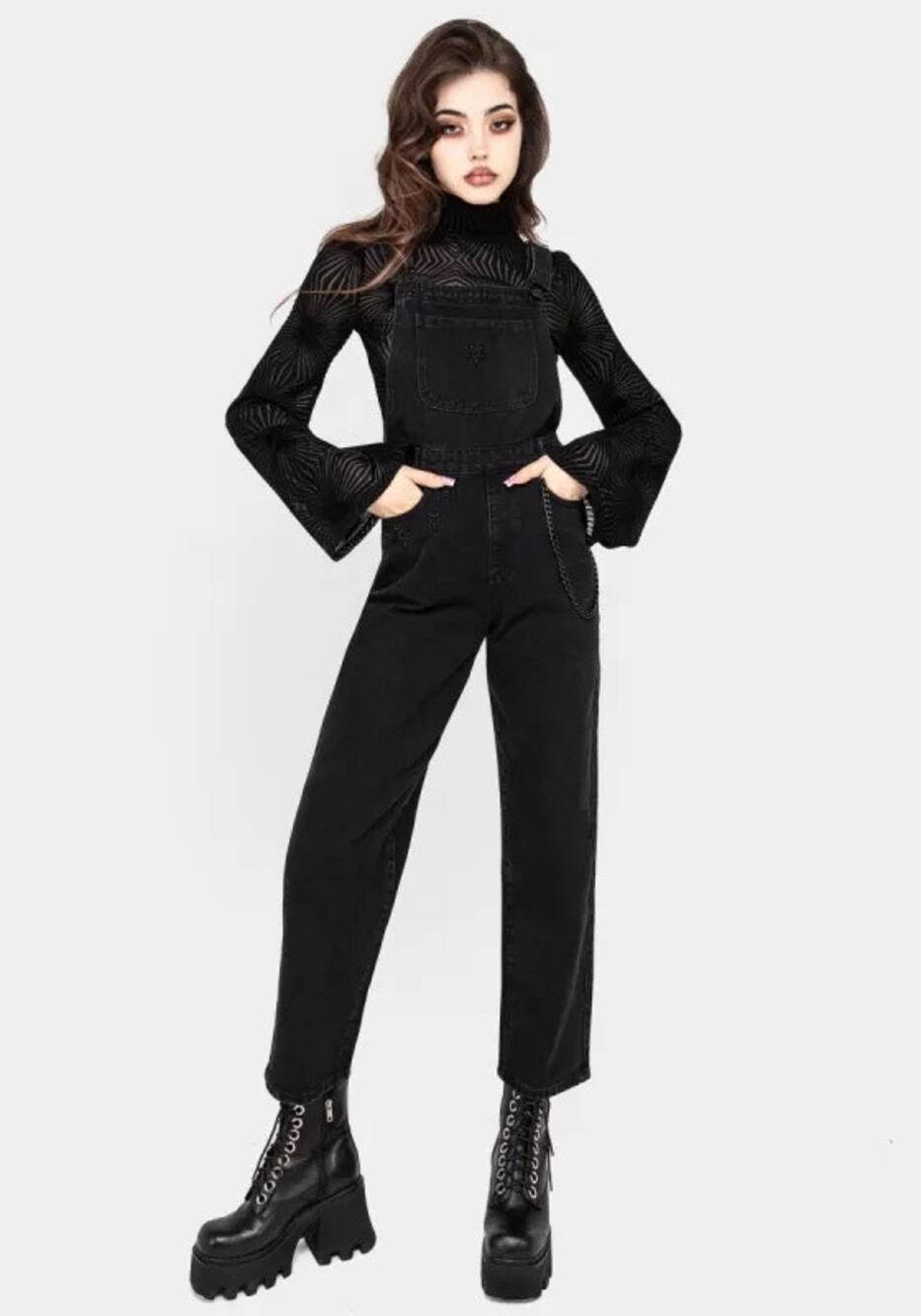NWT Disturbia Alchemy Denim Overalls